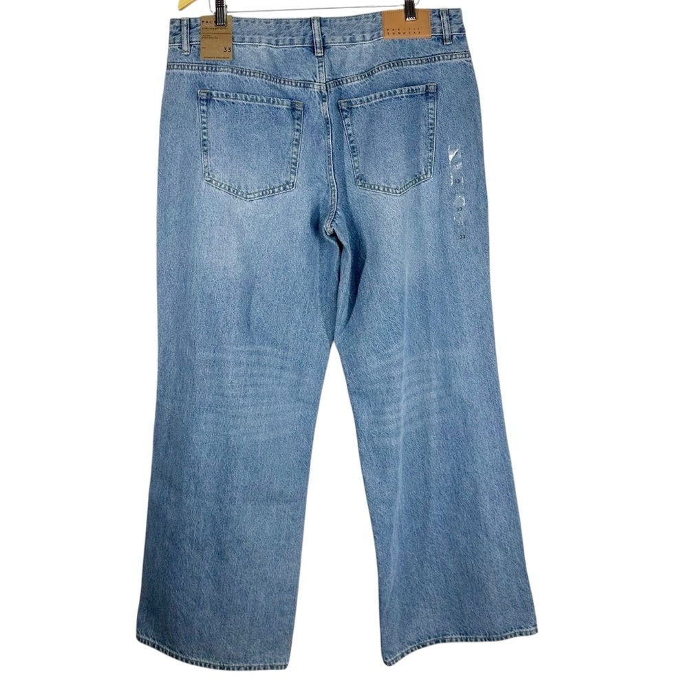 PACSUN Casey Low Rise Baggy Wide Leg Jeans Women's Plus Size 33